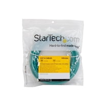 StarTech 15ft CAT6 Ethernet Cable - Green CAT 6 Gigabit Ethernet Wire -250Mhz 100W PoE RJ45 UTP Network Patch Cord Snagless with Strain Relief (N6PATCH15GN)