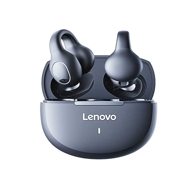 Auriculares Lenovo EA420 con Funda Transparente Gratis, Conducción Aérea, Bluetooth 5.3, Diseño de Clip en Oreja