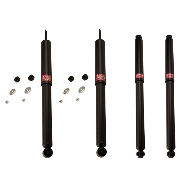 Front and Rear Newparts Shock Absorbers Kit for Jeep Wrangler 1987-1995