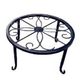 thumbnail image 2 of Visland Plante Stand Plancher Pot de Fleurs Rack Rond Fer Maison Jardin Intérieur Balcon Décor, 2 of 6