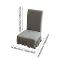 thumbnail image 2 of Jubipavy Bubble Group Chair Cover Elastic Dining Table Chair Cover Half Round Household Chair Cover Cushion Backrest One Universals Chair, 2 of 6