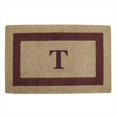 thumbnail image 1 of Nedia Home 02083T Paillasson en Fibre de Coco Robuste - Cadre Marron 30 x 48 Po - Monogramme, 1 of 4