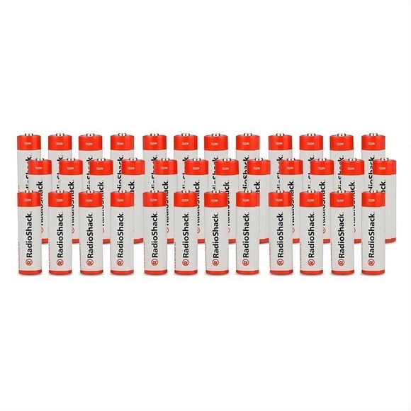 Pila alcalina AA RadioShack, 36 piezas