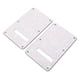 thumbnail image 1 of Placa trasera de guitarra eléctrica, cubierta de cavidad de guitarra, golpeador de PVC para reemplazo, color blanco, 2 uds., 1 of 12