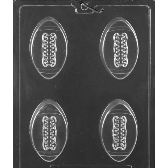 Grandmama's Goodies S118 Football Oreo Cookie Chocolate Candy Soap Mold with Exclusive Molding Instructions