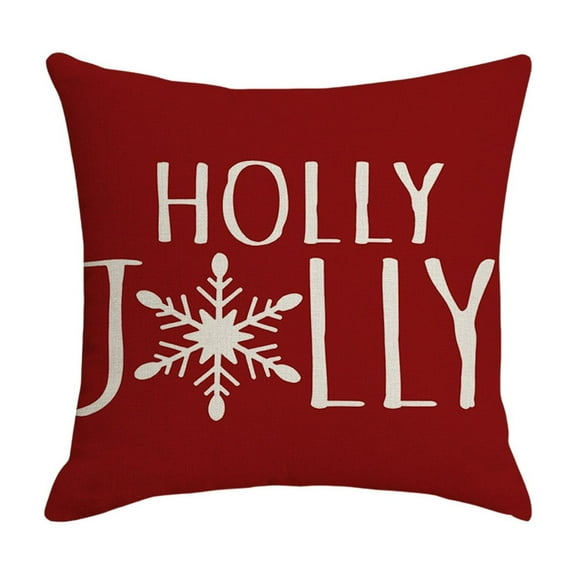White Festive Pillow Pair With Christmas Gnome Graphics Each Pillow Measures 45X45Cm Suitable For Home Decor On Sofa Or Bed For Holiday Joy