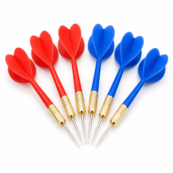 Steel Tip Brass Dart Set-Pack of 6