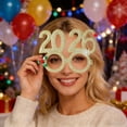 thumbnail image 1 of Glasses 2026 Year Glitter Number Headband for Girls Festive Celebration Countdown Party Accessory Styling Fashion Forward), 1 of 3