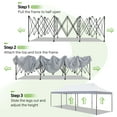 thumbnail image 4 of Hommow 10' x 30' Pop up Canopy Tent Outdoor Tents for Parties with Roller Bag and 8 Sand Bags, 4 of 7