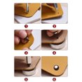 thumbnail image 6 of 100 Sets Leather Rivets 3 Size Metal with 3 Setter Tools, Bronze Tone, 6 of 6