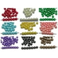 thumbnail image 2 of U8MO 100 Pcs 10mm Plastic Faux Pearl Round Beads Imitation Pearl Color For Choice-Red, 2 of 6