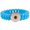 Blue - Medium (6.5 in.), variant on Snap Jewelry Silicone Bracelet Thin Brown 7.25 Inch Interchangeable Ginger Charm Holder