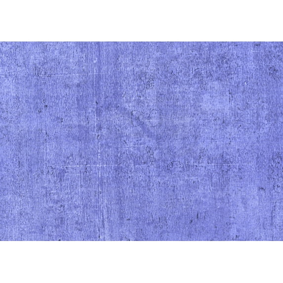 Ahgly Company Machine Washable Indoor Rectangle Abstract Blue Modern Area Rugs, 4' x 6'