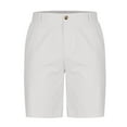 thumbnail image 5 of Men's Pants Clearance, Xunlbb Men's Summer Casual Solid Color Linen Multi Pocket Button Fashion Straight Shorts, 5 of 5