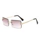 thumbnail image 1 of Nuevo estilo Gafas de sol cuadradas recortadas sin marco Gafas de sol de moda Mujeres Tendencia europea y americana, 1 of 4