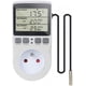 thumbnail image 1 of Dinheiro Termostato de Enchufe Controlador de Temperatura Digital Calefacción Enfriamiento con Sonda, Controlador de Temperatura de Enchufe LCD Temporizador para Incubadora de Acuario Invernadero, 1 of 5