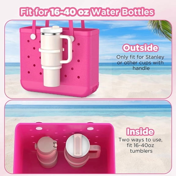 Cup Holder Bogg Accessories Applicable to Eva Beach Hole Bag Can Cup Holder Storage Cup Sleeve Cup Holder