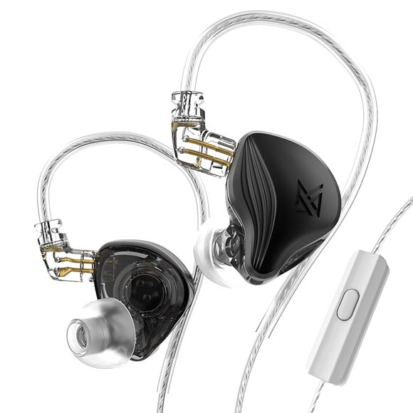 Injueey KZ HiFi Stereo Sound 3.5mm Auriculares con cable Auriculares de música Auriculares portátiles para correr Jogging Auriculares para Cables de audio/vídeo