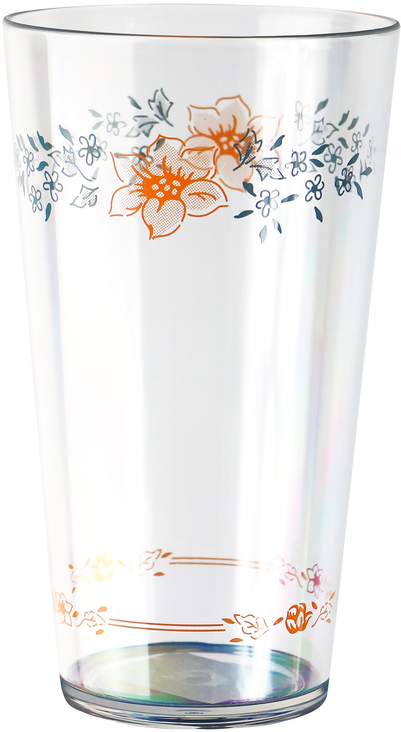 Corelle Coordinates Apricot Grove - 19oz Acrylic Iced-tea Glass Set of 6 -  Walmart.com