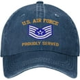 thumbnail image 2 of Us Air Force E-6 Technical Sergeant Tsgt E6 Baseball Cap Cotton Cowboy Hat Fashionable for Man Woman Adjustable, 2 of 8
