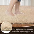 thumbnail image 2 of ANHXN  Area Rugs for Bedroom, Living Room Fluffy Rugs, Large Area Rug Shag Shaggy Carpet Soft Plush Furry Bedside Rug, Machine Washable Area Rugs, 2 of 13