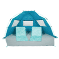 thumbnail image 2 of Lightspeed Outdoors Quick Cabana Beach Tent Sun Shelter (Aqua), 2 of 6