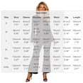 thumbnail image 3 of IUYRTFE Women's Disco Sequin Flared Sleeve Jumpsuit, Nylon Retro Costume Set with Accessories, 3 of 8