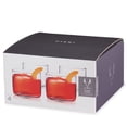 thumbnail image 7 of Viski Raye Crystal Glasses for Negroni Margarita Whiskey Neat 8 oz Set of 4, 7 of 7