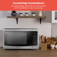 Chefman 1.1 Cu ft Countertop Microwave Oven, 1000 Watts - Stainless Steel