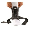 thumbnail image 3 of Mueller Hg80 Premium Soft Shell Left or Right Ankle Brace Support With Straps, Extra Large: Men 13-15, Women 14-16, Black, 3 of 4