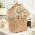 thumbnail image 2 of Boho Fabric Storage Basket, Boho Floral Laundry Baskets, Large Capacity Fabric Storage Basket, Decorative Storage Baskets, Portable Folding Storage Bag, for Clothes and Sundries, 2 of 8