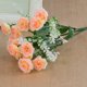 thumbnail image 2 of Gwong Decoración hogareña 1 Ramo 15 cabezas Artificial Rose Flor de la casa Decoración de la fiesta de Navidad Decoración de la fiesta Gwong 8822029, 2 of 6