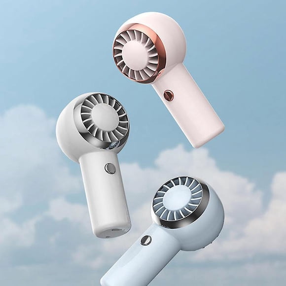 Portable Dual Motor Handheld Fan - Powerful and Cute Design, 3 Speeds, Lightweight, USB Rechargeable - Ideal for Stylish Makeup and Personal Use