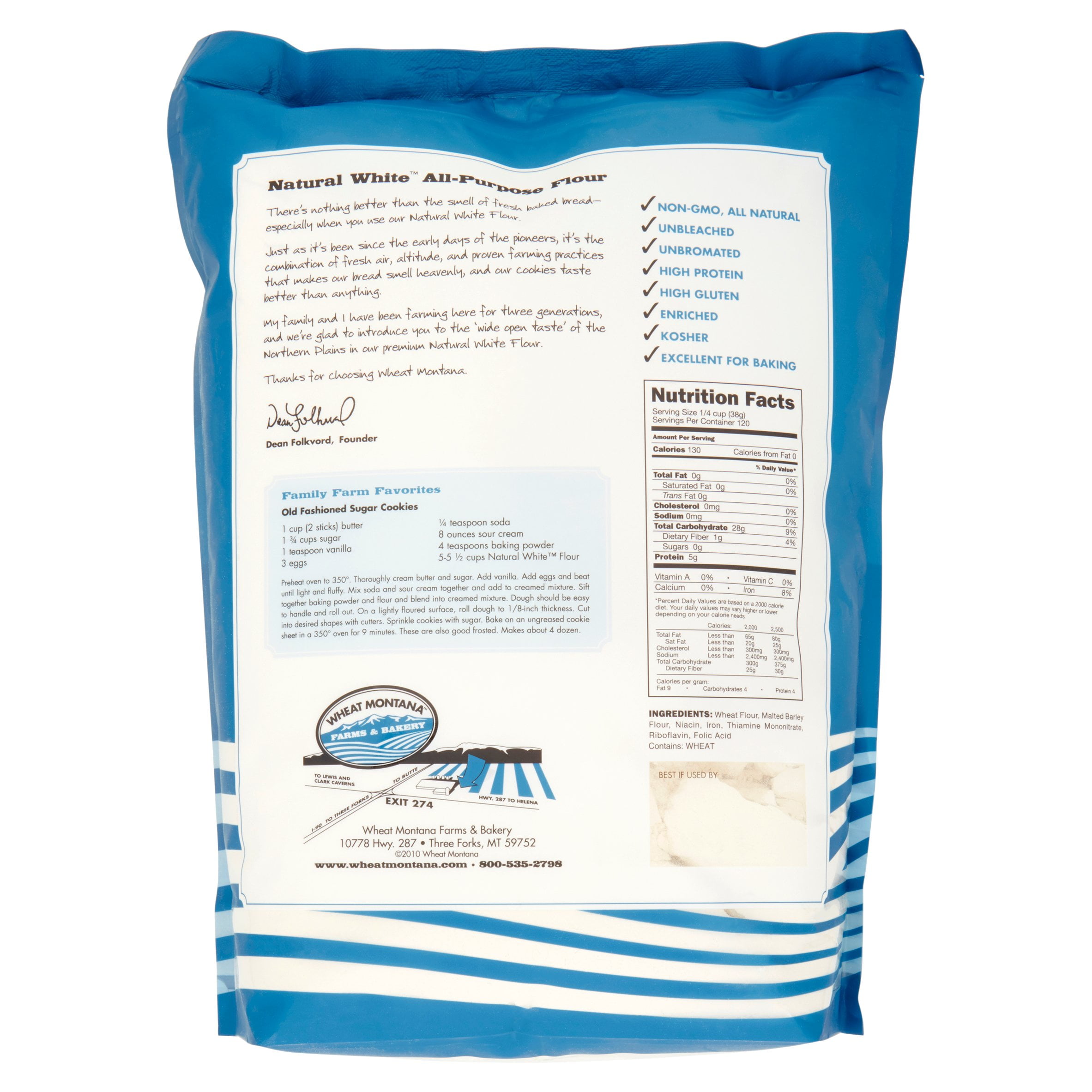 Wheat Montana Farms & Bakery Natural White Premium AllPurpose Flour