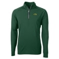 thumbnail image 2 of Men's Cutter & Buck Green NDSU Bison Adapt Eco Knit Stretch Recycled Raglan Quarter-Zip Top, 2 of 3