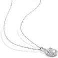 thumbnail image 5 of Everly Women's Topaz 14k White Gold Necklace, 5 of 7