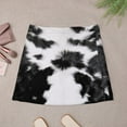 thumbnail image 4 of Cowhide Mini Skirt 90s aesthetic Miniskirt woman, 4 of 7