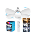 thumbnail image 1 of Foco Con Ventiladores De Techo 40cm 5 Aspas Con Control Remoto, 1 of 4
