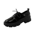 thumbnail image 2 of Aueoeo Loafers for Women Chunky Women's Loafers Slip-ons Comfort Shoes Dressy Slip on Platform Loafers, 2 of 8