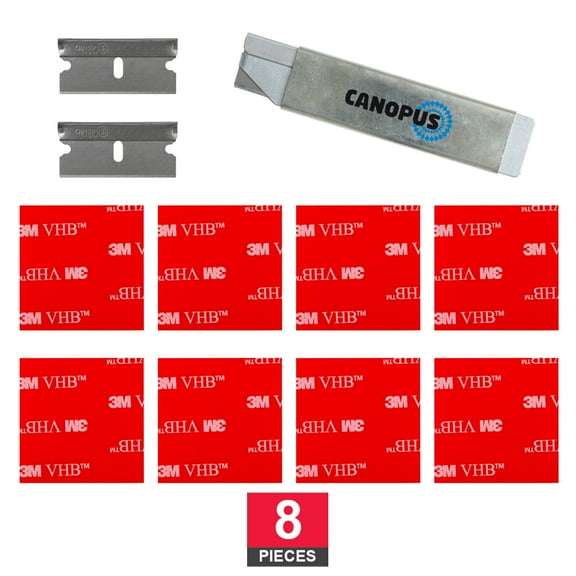 Canopus Double Sided Foam Tape Adhesive 3M 4910 Mounting Squares, 8 Pcs 1.5in x 1.5in