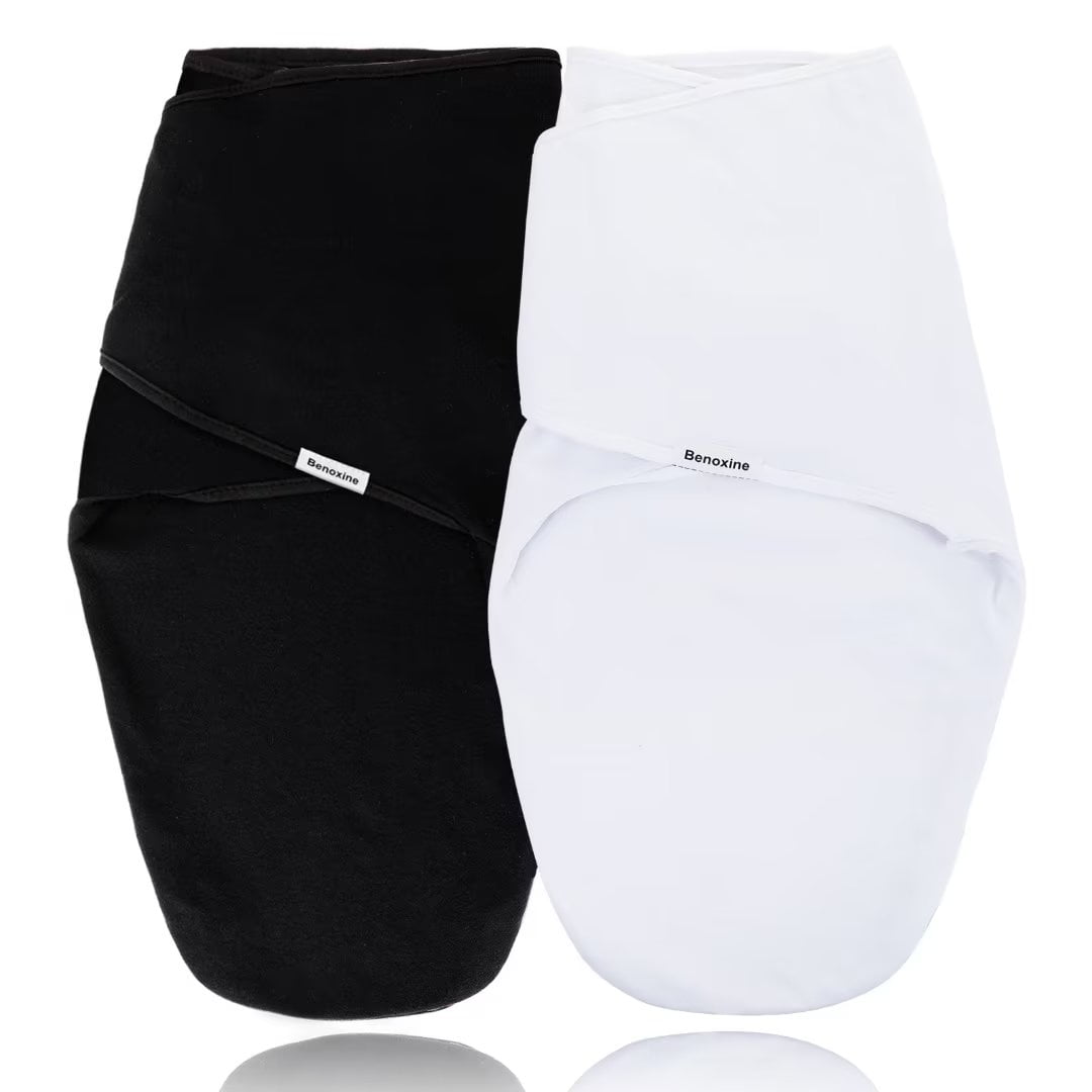 Swaddle Blanket Easy Swaddle Sleep Sack, Organic Cotton Adjustable Swaddling Wrap, Infant and