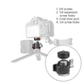 thumbnail image 2 of Mini Tripod Balls Head for Tripods Monopods 360°Panoramic Rotation Supports Up to 3kg Camera Tripod Mount Accessories, 2 of 8