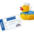 thumbnail image 3 of Cruising Ducks for Princess Cruise Boarding Pass Princess Hang Tag with Rubber Bands  30 Pack  Tags 2 x 3.5" inches Size to Attach to Sailor Rubber Ducks  Cruise Ship Game #CruisingDucks, 3 of 9