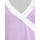 thumbnail image 4 of Camiseta Talla Extra Asimétrica Color Contraste Rosegal  Mangas largas de talla grande, 4 of 5