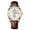 Gold white brown, variant on Men Rhinestone Calendar Week Multifunctional Vintage Wristwatch Analog Automatic Self-Winding Mechanical Stylish Wrist Watch Steel or Leather Band Sapphire Waterproof Luminous Business Clock