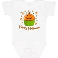 thumbnail image 3 of Inktastic Happy Halloween- cute pumpkin cupcake Boys or Girls Baby Bodysuit, 3 of 5