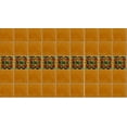 thumbnail image 3 of 2x2 Yellow Talavera Mexican Tile, Set of 36 pcs, 3 of 3