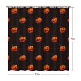 thumbnail image 5 of Black Halloween Pumpkins Shower Curtain 72"x72" ,Bathroom Decorative Shower Curtains Set with 12 Hooks,Modern Waterproof Washable Shower Curtain, 5 of 6