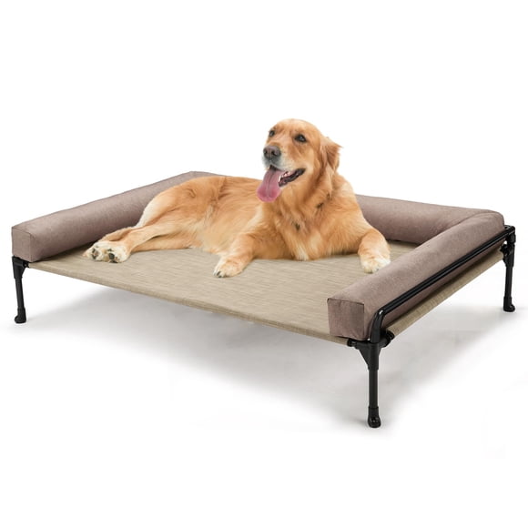 Cama para perros Veehoo Cooling Elevated Outdoor para perros grandes