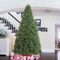 thumbnail image 3 of 10ft Pre-lit Artificial Christmas Tree with 1200 Lights Warm Color 10 Modes, Automatic Structure Xmas Tree with 5090 Branche Tips and Foldable Metal Stand, for Holiday Indoor Decor, 3 of 9